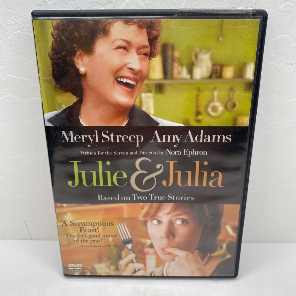 Julie & Julia DVD Movie Starring Meryl Streep & Amy Adams